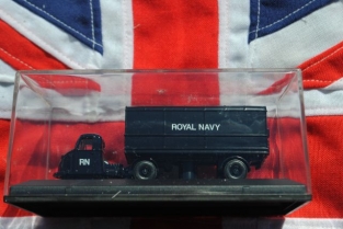 Oxford 76RAB010 Scammell Scarab Van Trailer Royal Navy